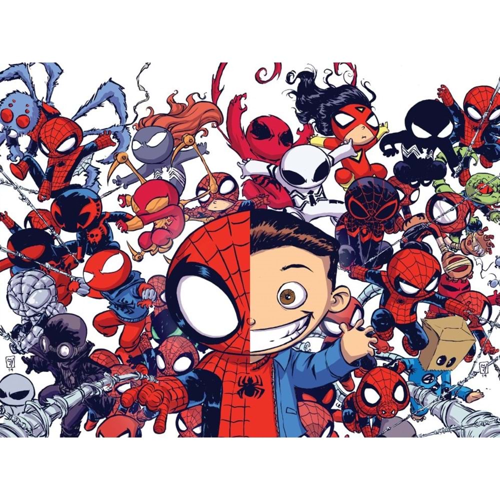 SUPERIOR SPIDER-MAN SAYI 32 AMAZING SPIDER-MAN SAYI 9 PARALEL EVREN EXCLUSIVE SKOTTIE YOUNG VIRGIN BİRLEŞEN KAPAK SETİ