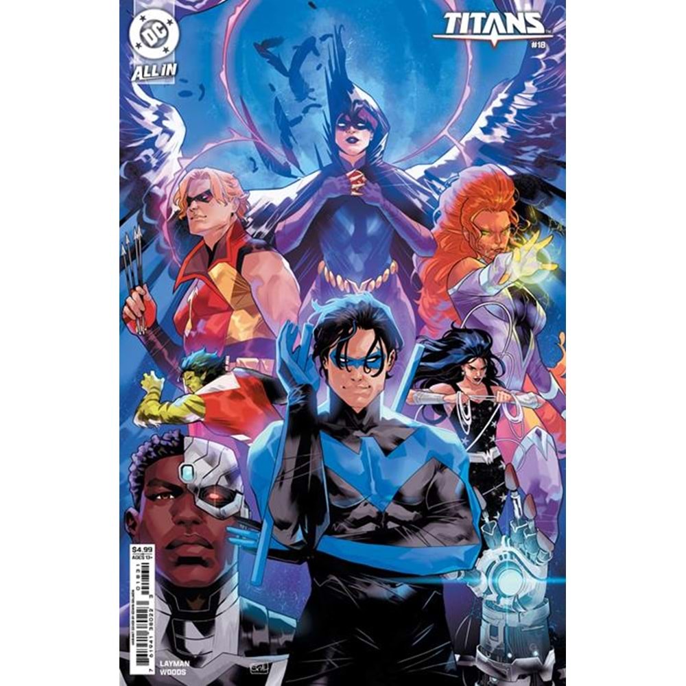 TITANS (2023) # 18 COVER B EDWIN GALMON CARD STOCK VARIANT