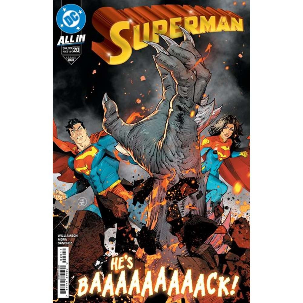 SUPERMAN (2023) # 20 COVER A DAN MORA
