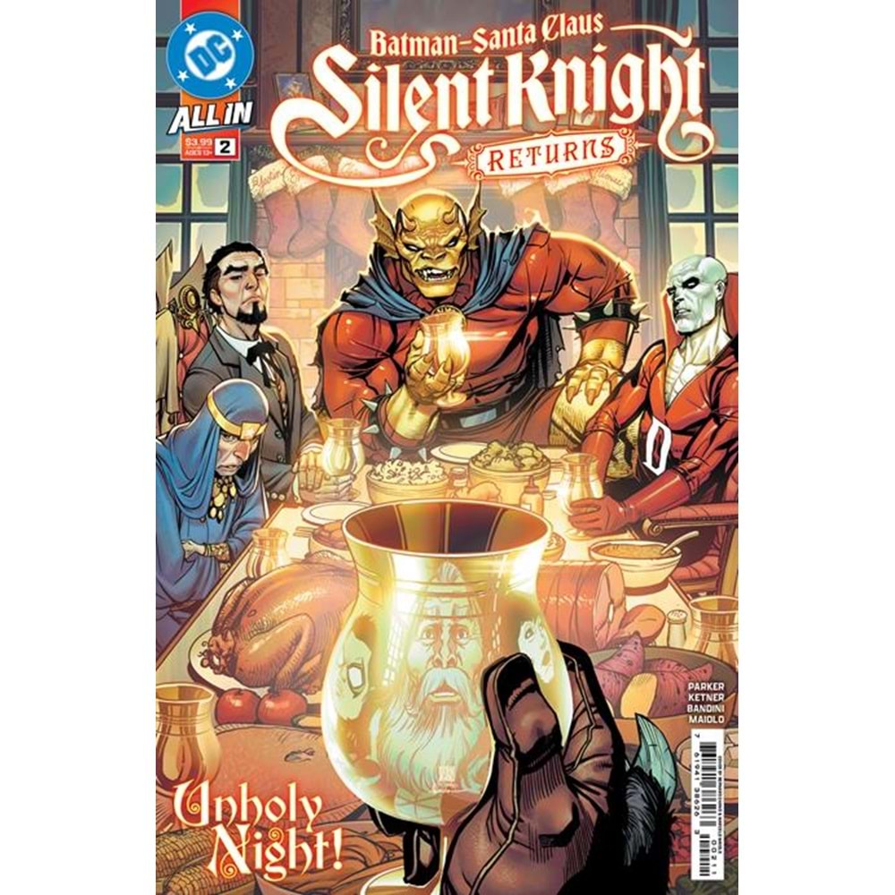 BATMAN SANTA CLAUS SILENT KNIGHT RETURNS # 2 (OF 5) COVER A BERNARD CHANG