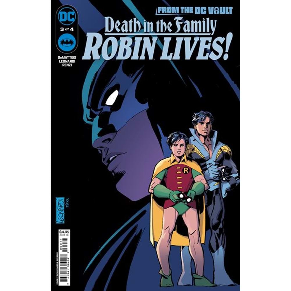 FROM THE DC VAULT DEATH IN THE FAMILY ROBIN LIVES # 3 (OF 4) COVER A RICK LEONARDI