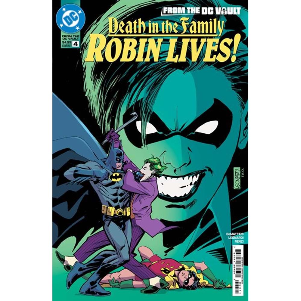 FROM THE DC VAULT DEATH IN THE FAMILY ROBIN LIVES # 4 (OF 4) COVER A RICK LEONARDI
