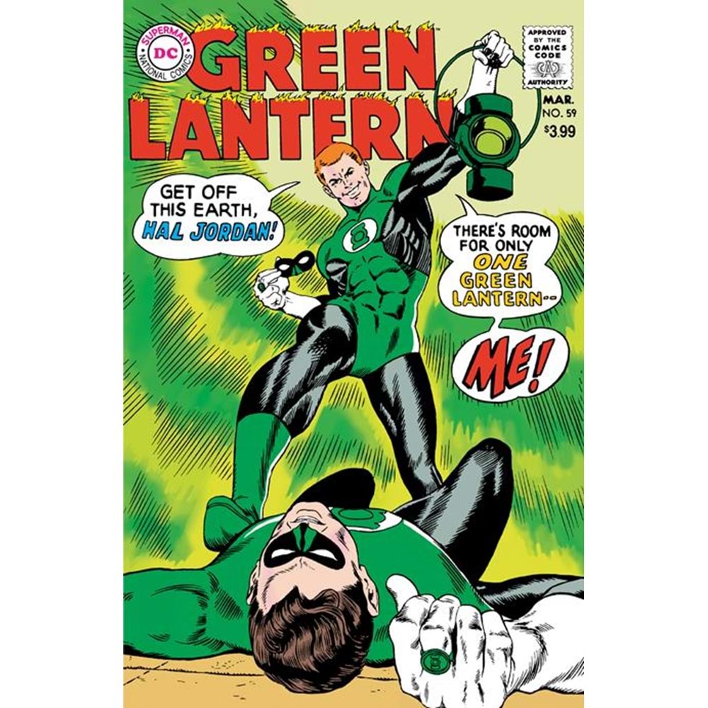 GREEN LANTERN # 59 FACSIMILE EDITION COVER A GIL KANE & MURPHY ANDERSON