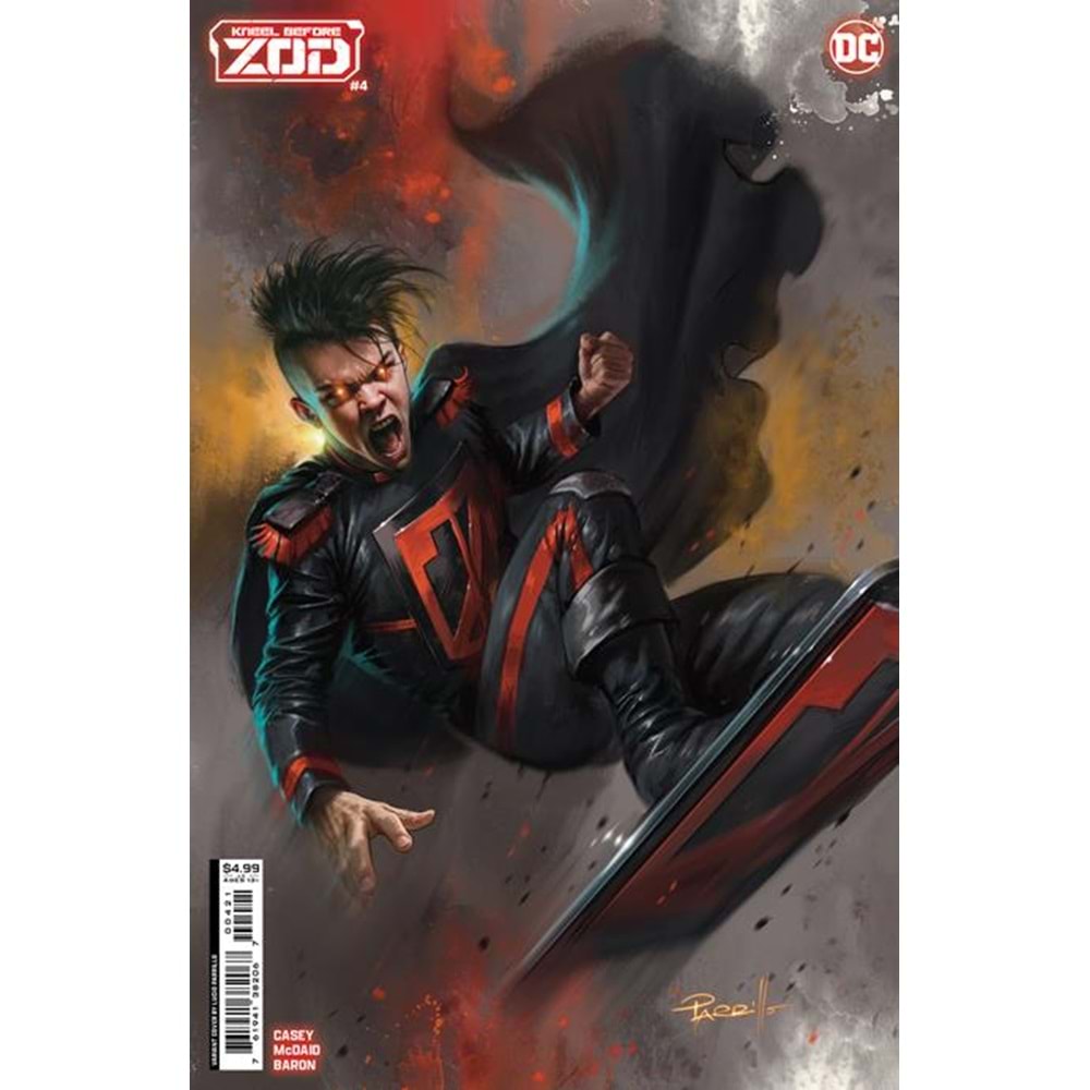 KNEEL BEFORE ZOD # 4 (OF 12) COVER B LUCIO PARRILLO CARD STOCK VARIANT