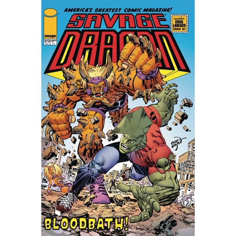 SAVAGE DRAGON # 273 COVER A LARSEN