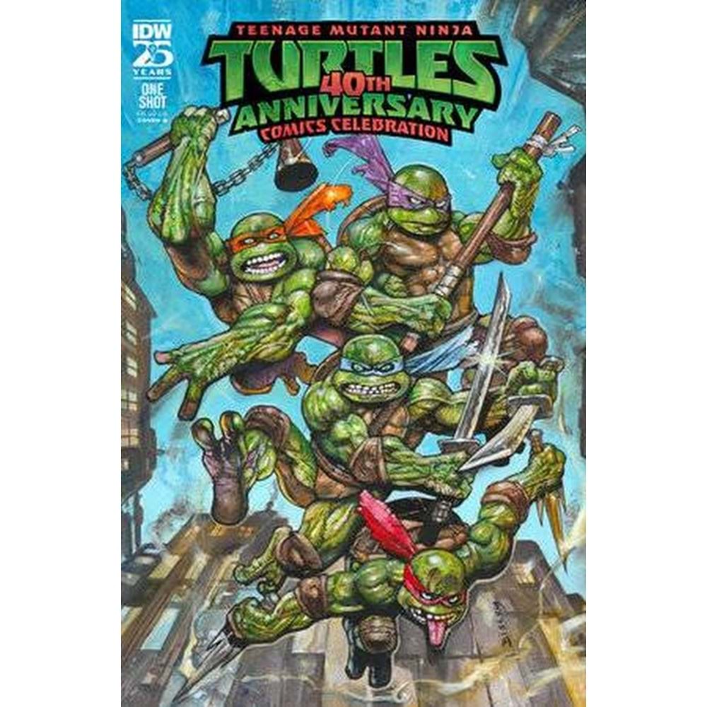 TMNT 40TH ANNIVERSARY CELEBRATION # 1 (ONE-SHOT) COVER B BISLEY
