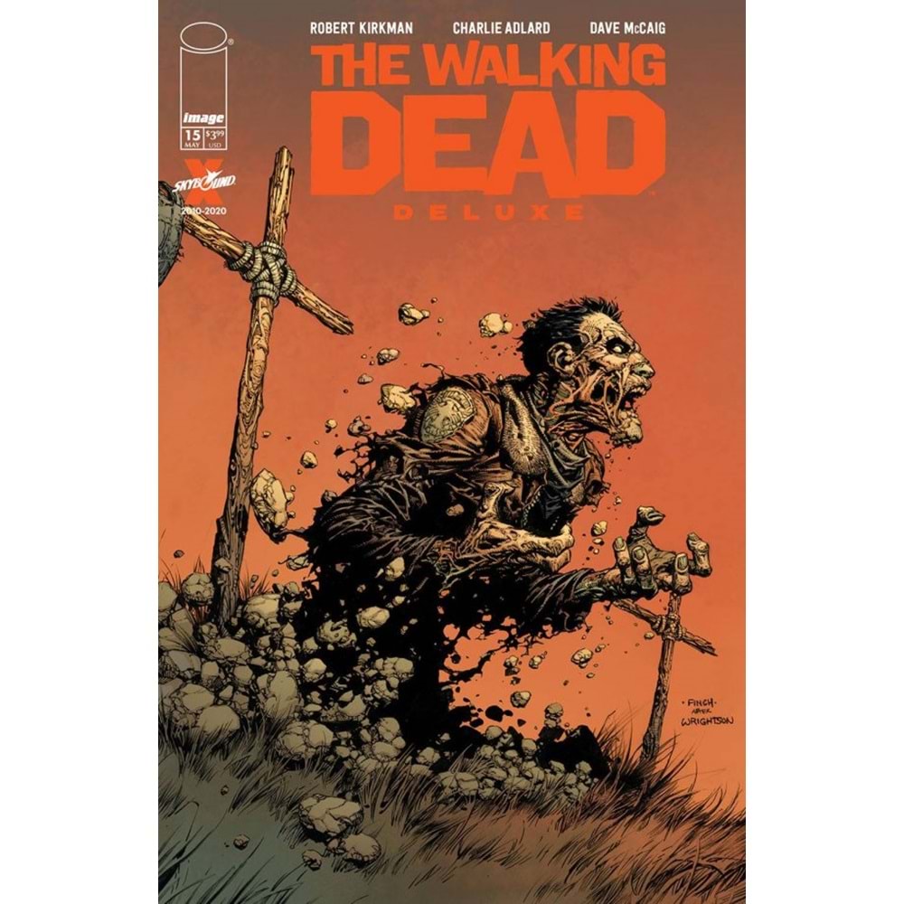 WALKING DEAD DELUXE # 15 COVER A FINCH & MCCAIG