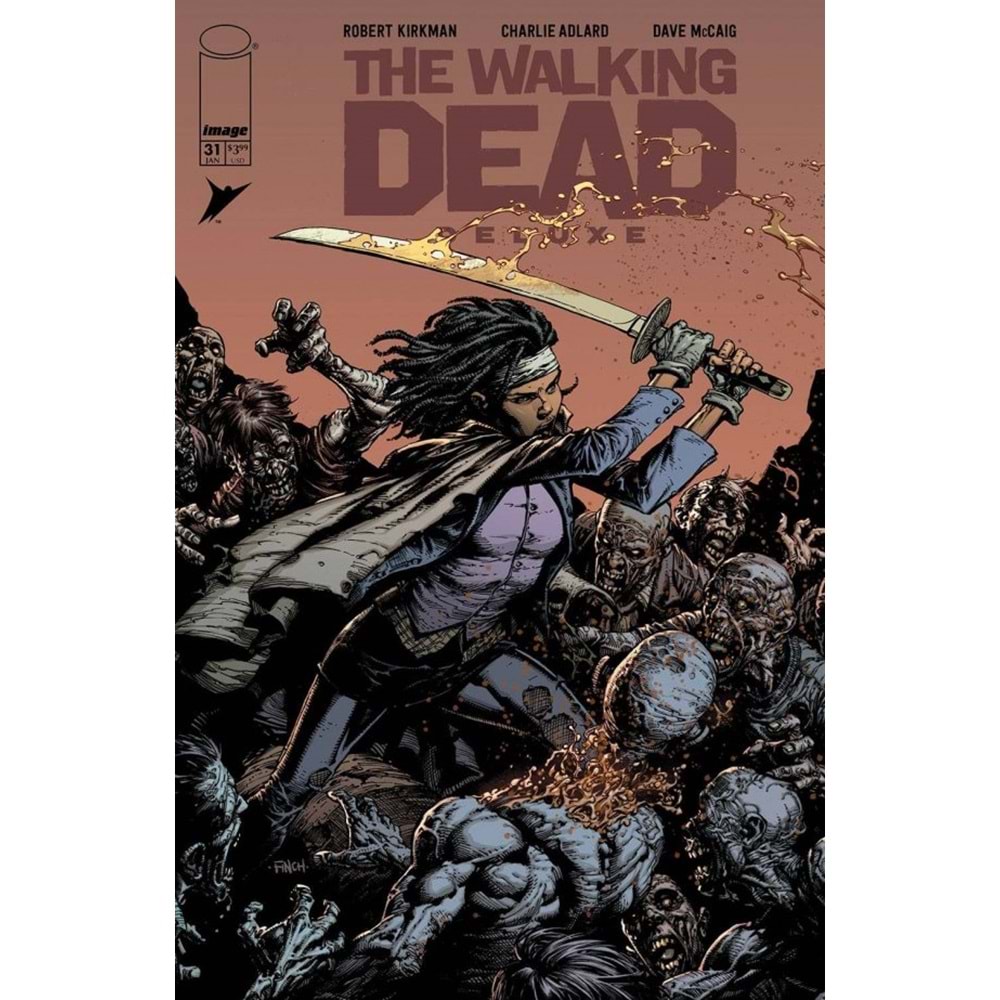WALKING DEAD DELUXE # 31 COVER A FINCH & MCCAIG