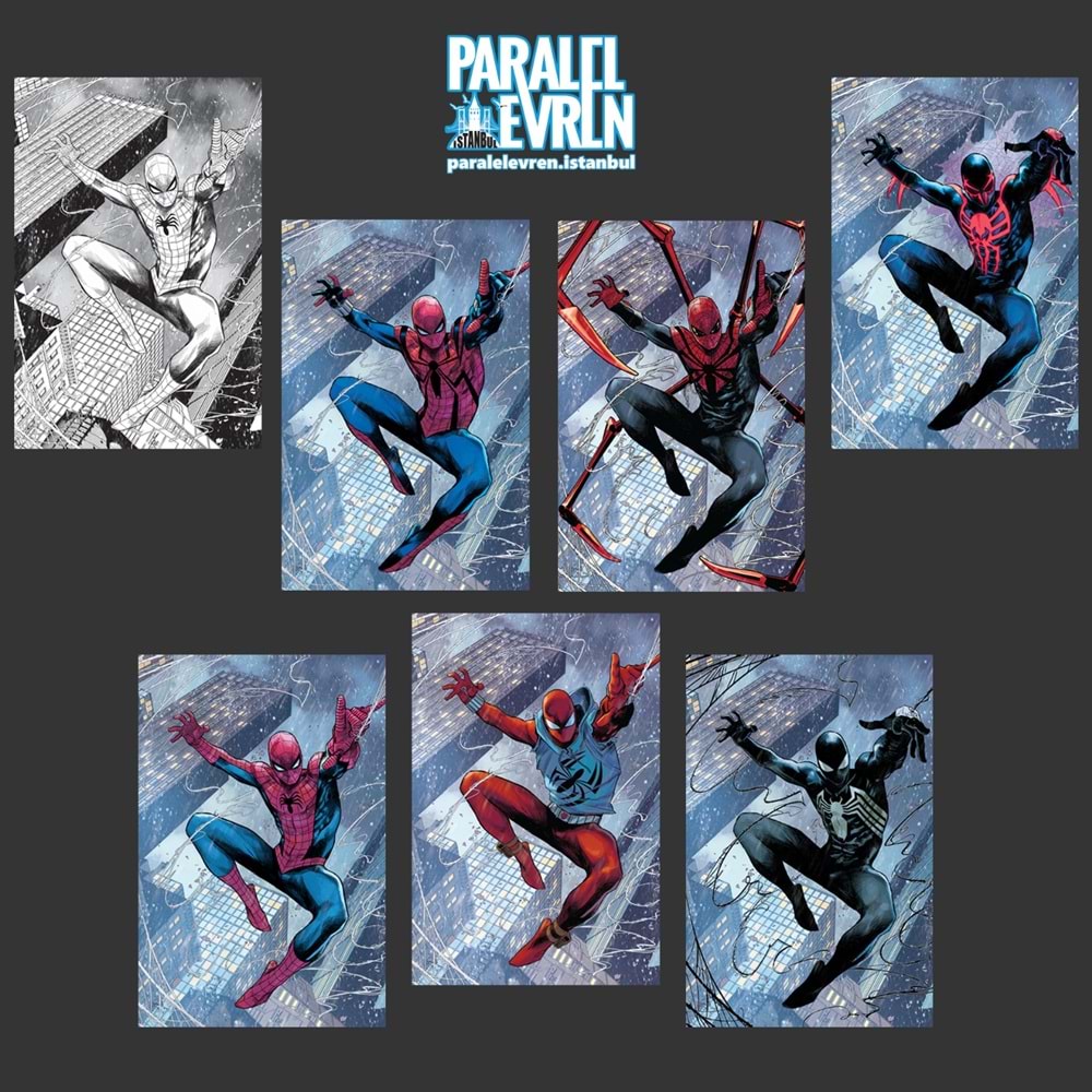 ULTIMATE SPIDER-MAN SAYI 1 PARALEL EVREN EXCLUSIVE VARIANT SET