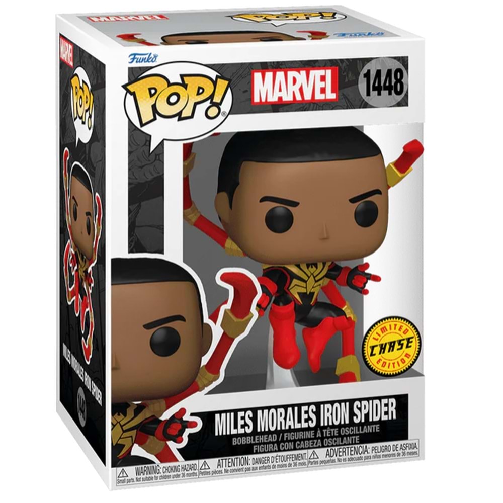 FUNKO POP MARVEL SPIDER-MAN MILES MORALES IRON SPIDER LIMITED CHASE EDITION
