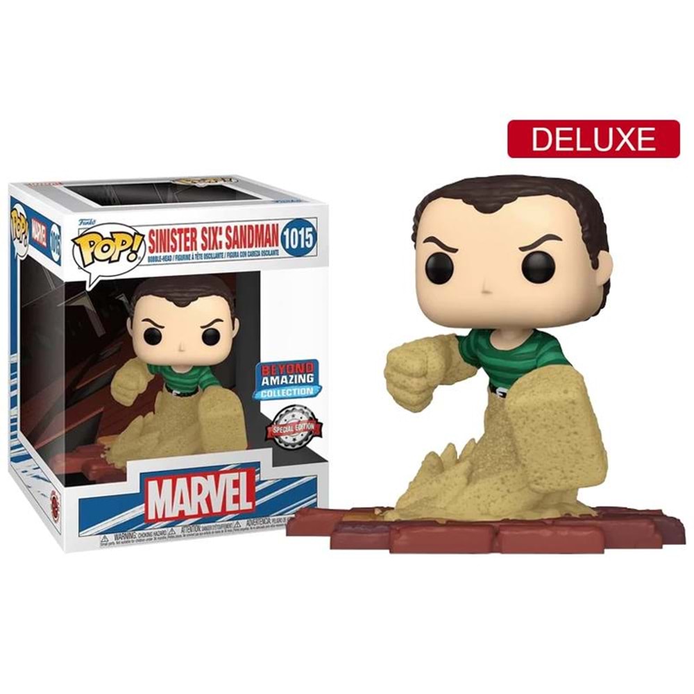 FUNKO POP DELUXE MARVEL SINISTER SIX SANDMAN AMAZON EXCLUSIVE