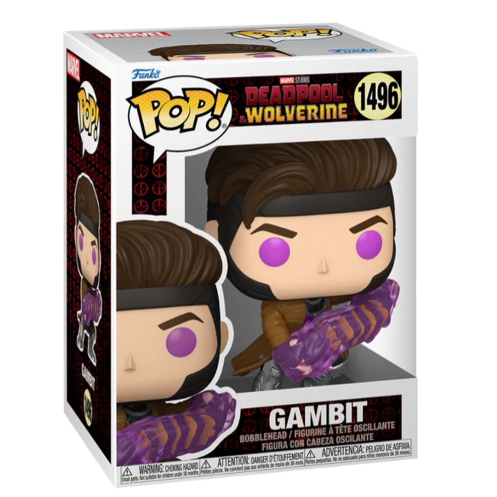 FUNKO POP MARVEL DEADPOOL & WOLVERINE GAMBIT