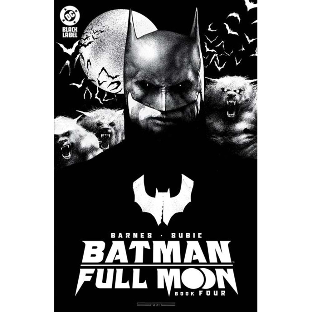 BATMAN FULL MOON # 4 (OF 4) COVER A STEVAN SUBIC GLOW-IN-THE-DARK