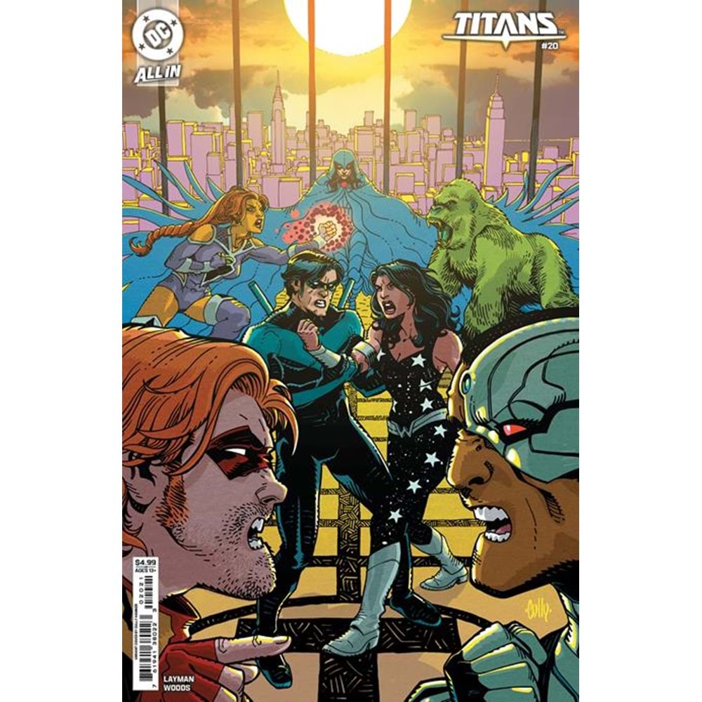 TITANS (2023) # 20 COVER B CULLY HAMNER CARD STOCK VARIANT