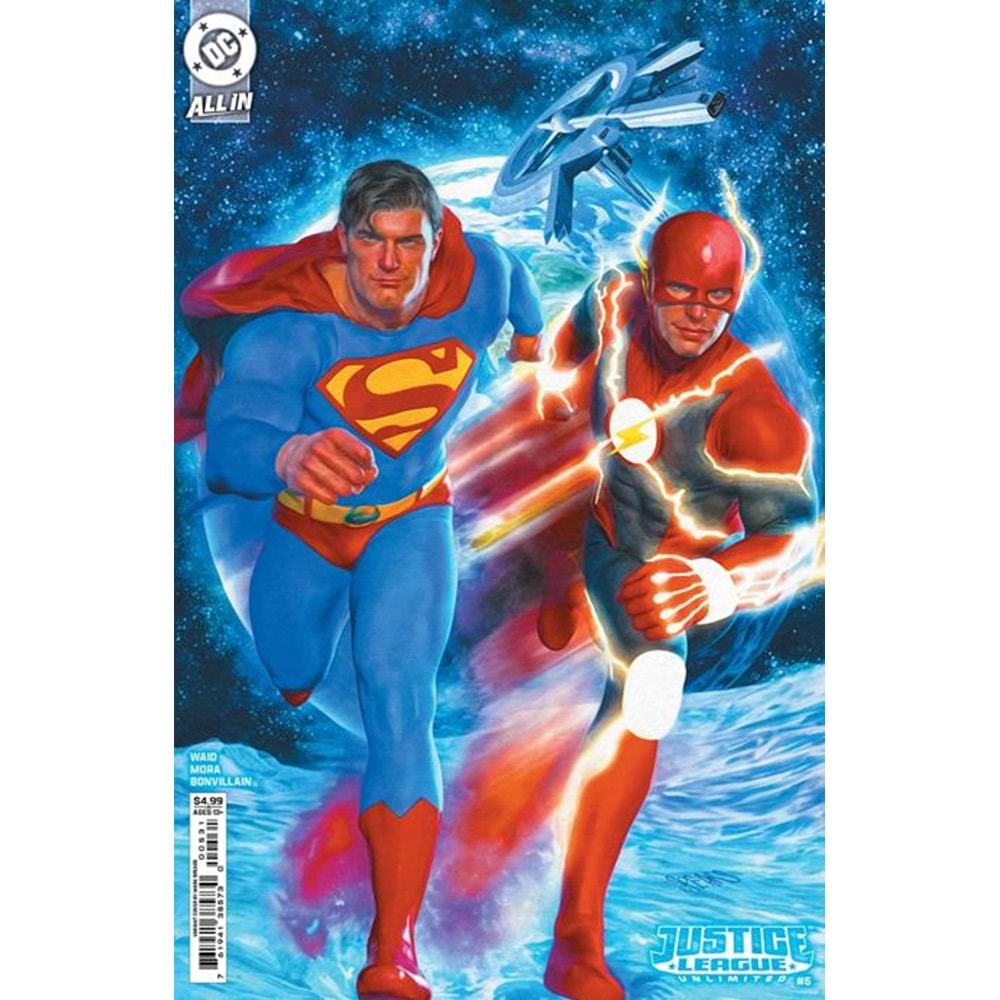 JUSTICE LEAGUE UNLIMITED # 5 COVER MARK SPEARS CARD STOCK VARIANT