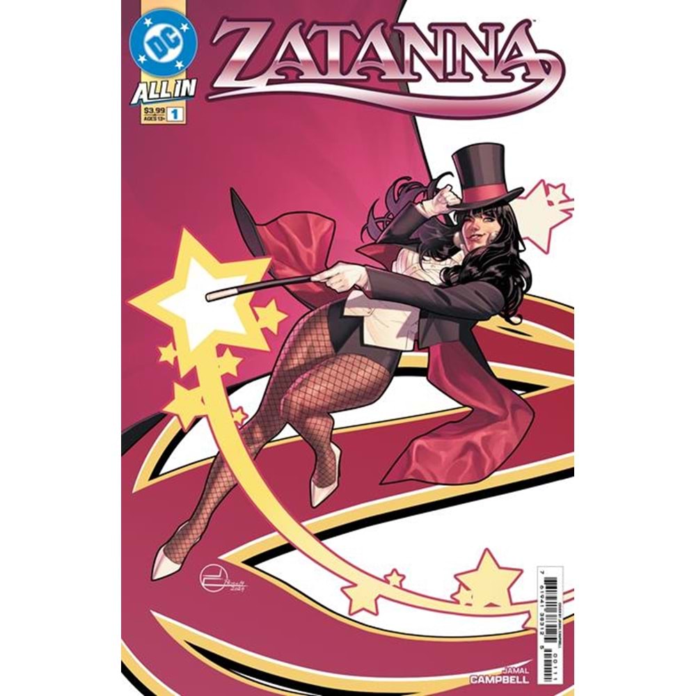 ZATANNA (2025) #1 (OF 6) COVER A JAMAL CAMPBELL
