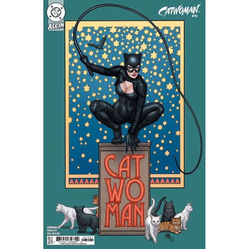 CATWOMAN (2018) # 74 COVER B FRANK CHO CARD STOCK VARIANT