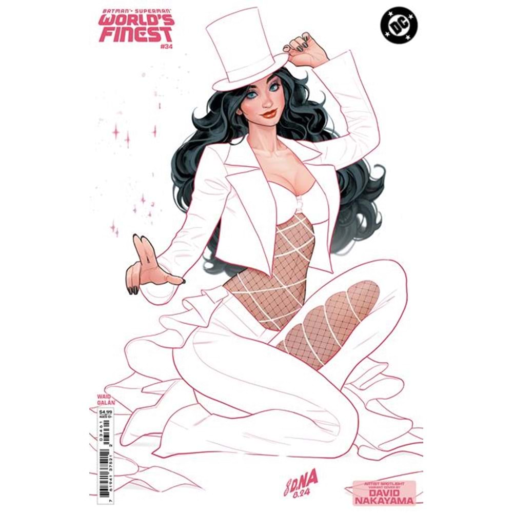 BATMAN SUPERMAN WORLDS FINEST (2022) # 34 COVER D DAVID NAKAYAMA ARTIST SPOTLIGHT CARD STOCK VARIANT