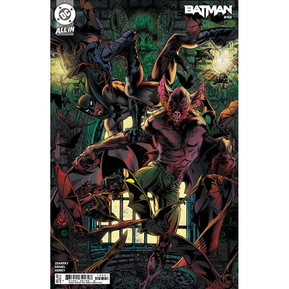 BATMAN (2016) # 156 COVER B TONY HARRIS & JEREMY CLARK CARD STOCK VARIANT