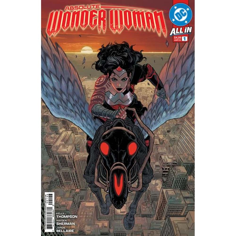 ABSOLUTE WONDER WOMAN # 1 FIFTH PRINTING COVER A HAYDEN SHERMAN