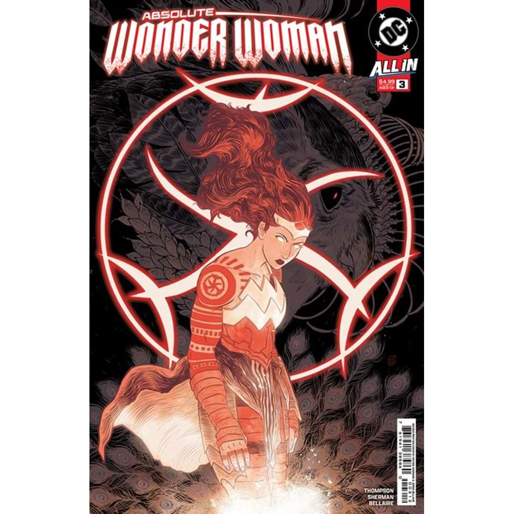 ABSOLUTE WONDER WOMAN # 3 SECOND PRINTING COVER A HAYDEN SHERMAN