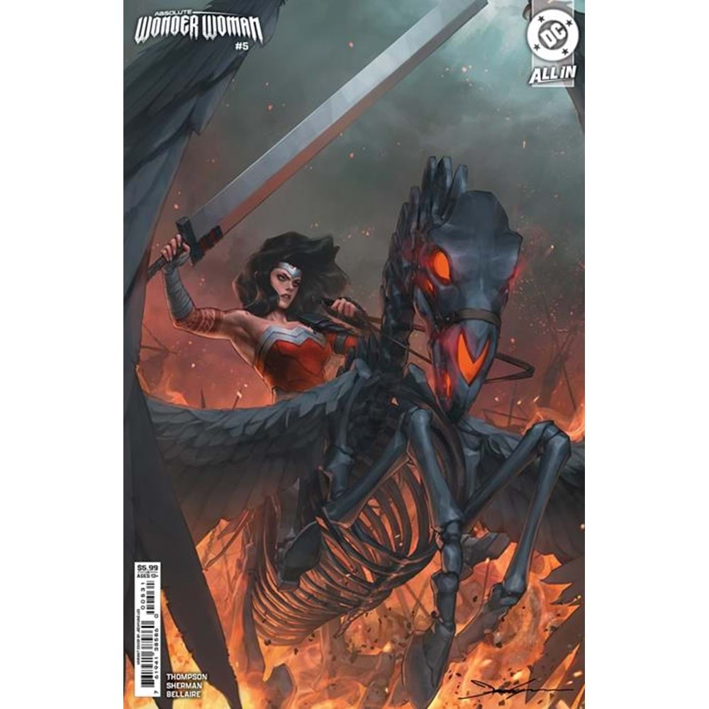 ABSOLUTE WONDER WOMAN # 5 COVER C JEEHYUNG LEE CARD STOCK VARIANT
