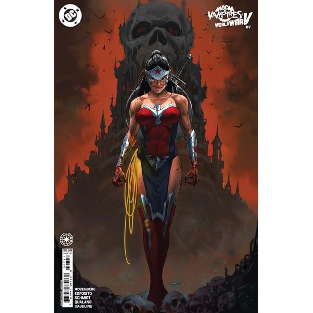 DC VS VAMPIRES WORLD WAR V # 7 (OF 12) COVER B SANTA FUNG CARD STOCK VARIANT