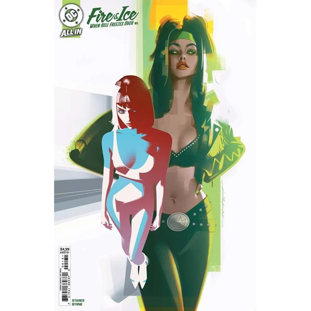 FIRE & ICE WHEN HELL FREEZES OVER #1 (OF 6) COVER C JEFF DEKAL CARD STOCK VARIANT