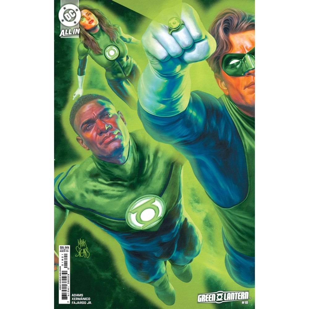 GREEN LANTERN (2023) # 18 COVER B MARK SPEARS CONNECTING CARD STOCK VARIANT