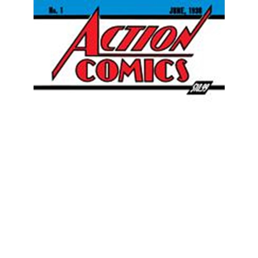 SUPERMAN DAY 2025 - ACTION COMICS #1 GOLDEN AGE SIZED FACSIMILE EDITION COVER D BLANK VARIANT