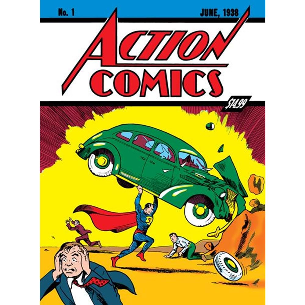 SUPERMAN DAY 2025 - ACTION COMICS #1 GOLDEN AGE SIZED FACSIMILE EDITION COVER C JOE SHUSTER FOIL VARIANT