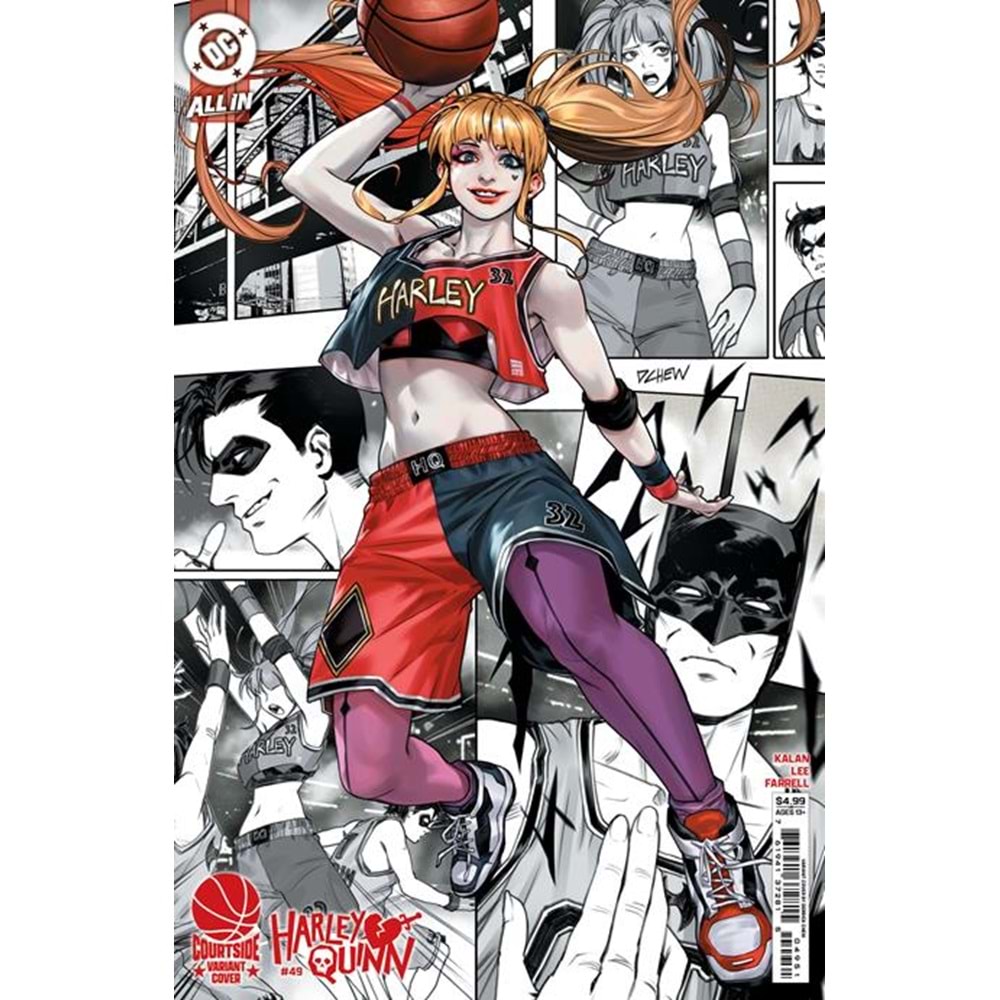 HARLEY QUINN (2021) # 49 COVER D DERRICK CHEW COURTSIDE CARD STOCK VARIANT