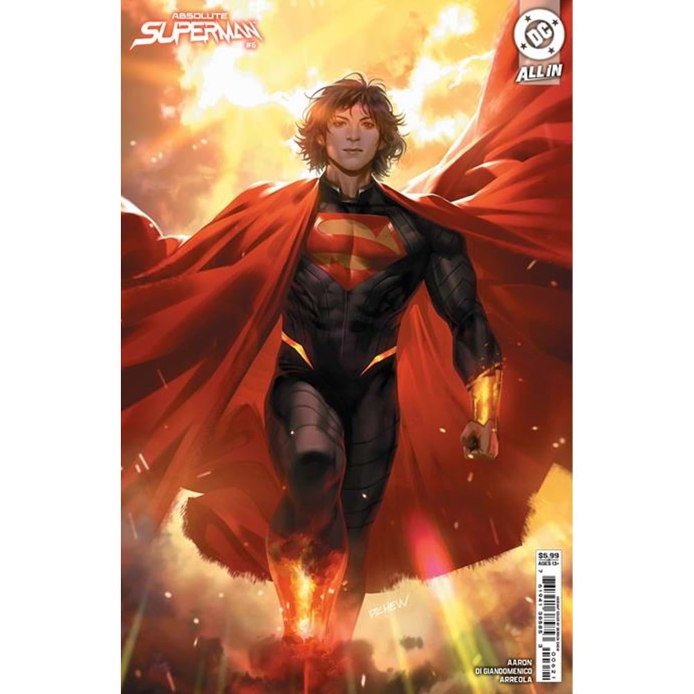 ABSOLUTE SUPERMAN # 6 COVER B DERRICK CHEW CARD STOCK VARIANT