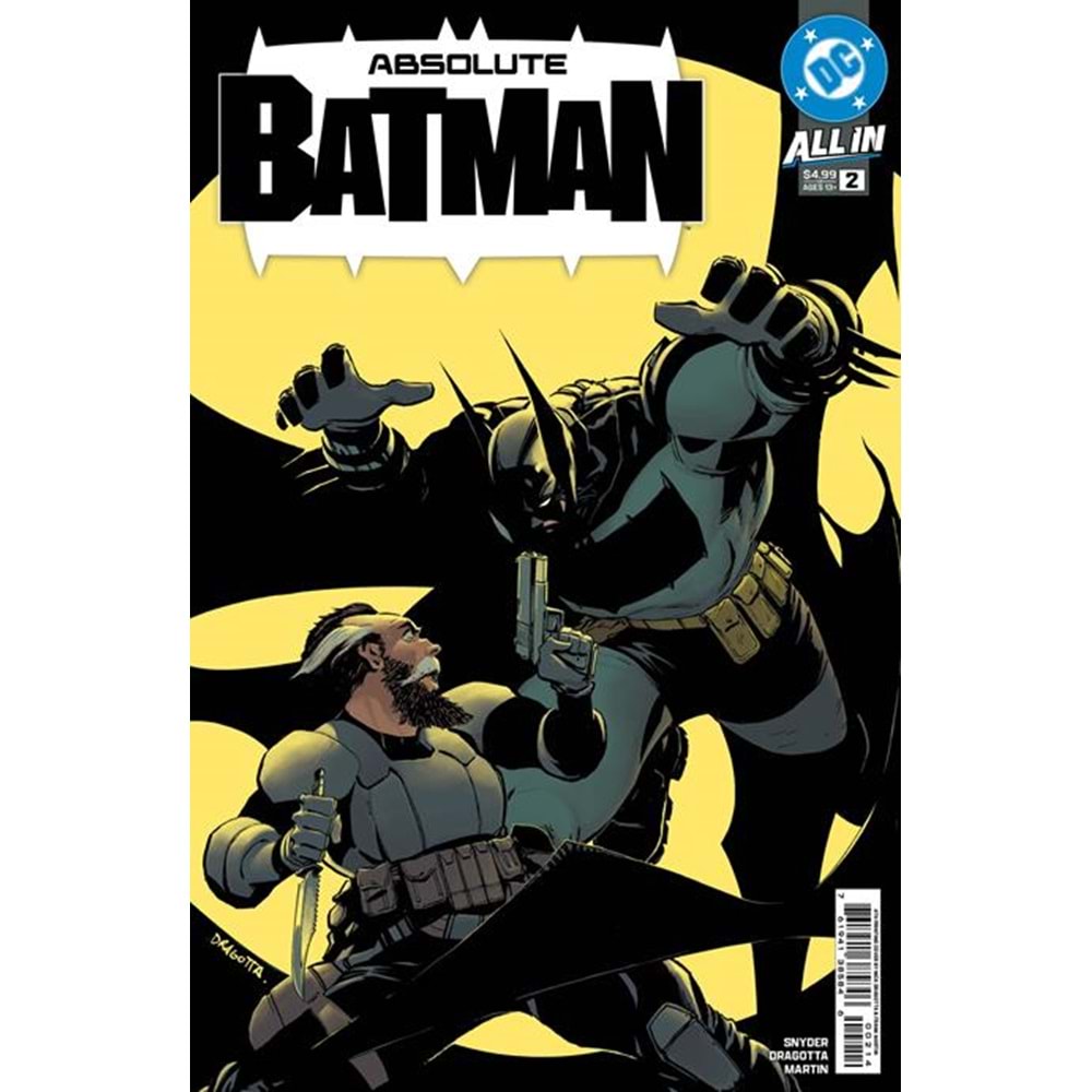 ABSOLUTE BATMAN # 2 FOURTH PRINTING COVER A NICK DRAGOTTA