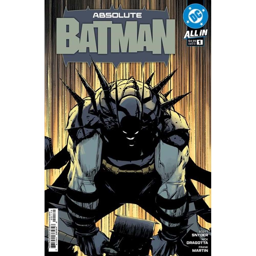 ABSOLUTE BATMAN # 1 FOURTH PRINTING COVER A NICK DRAGOTTA