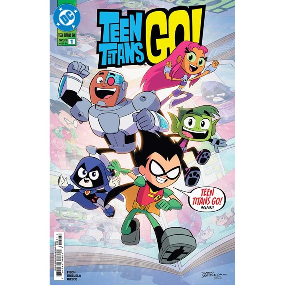 TEEN TITANS GO (2025) #1 COVER A DARIO BRIZUELA
