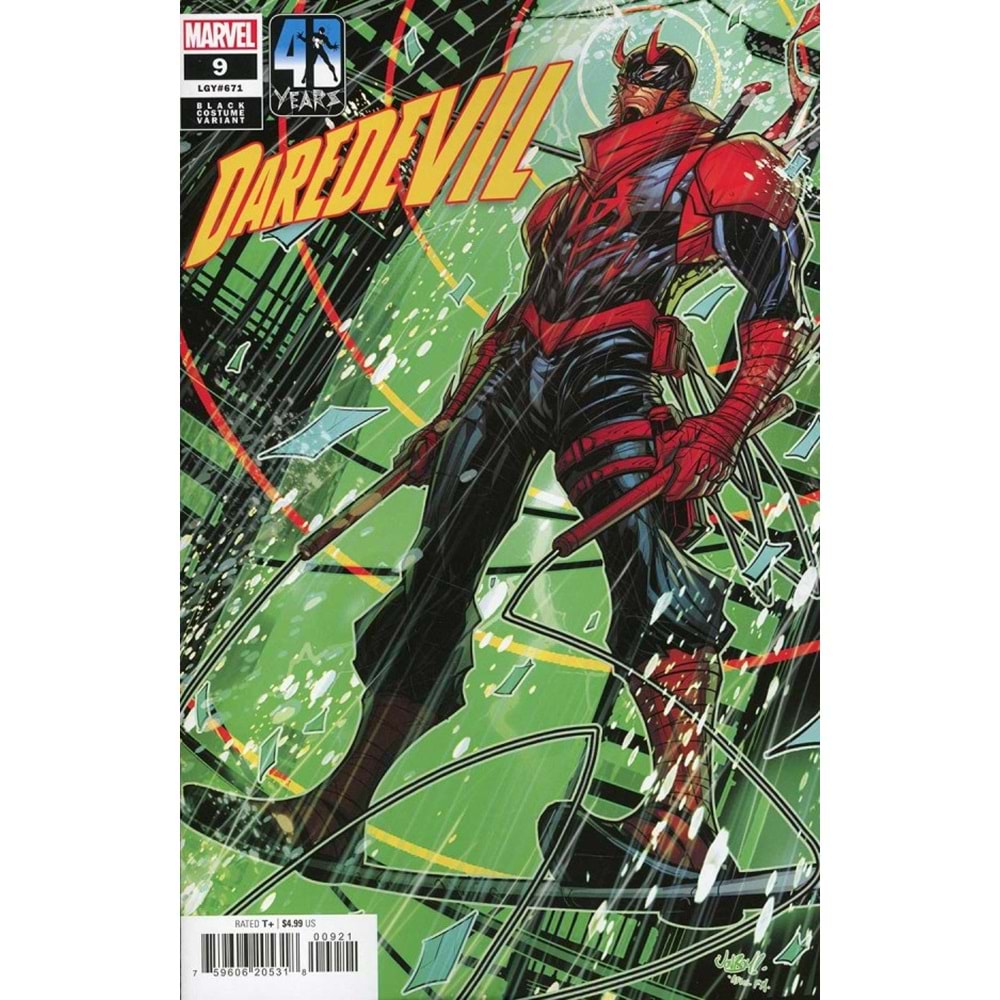 DAREDEVIL (2023) # 9 JONBOY MEYERS BLACK COSTUME VARIANT