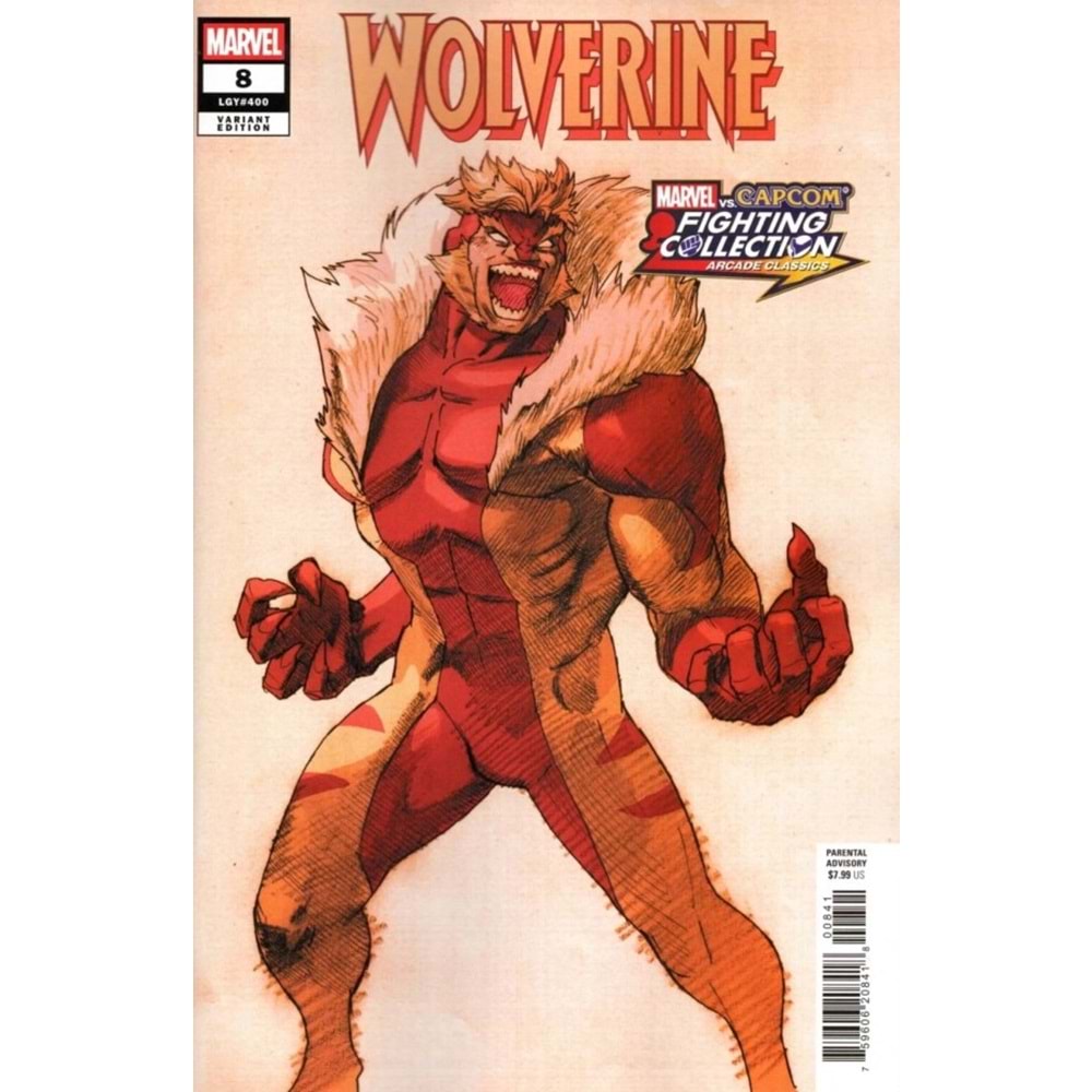 WOLVERINE (2024) # 8 BENGUS MARVEL VS CAPCOM VARIANT