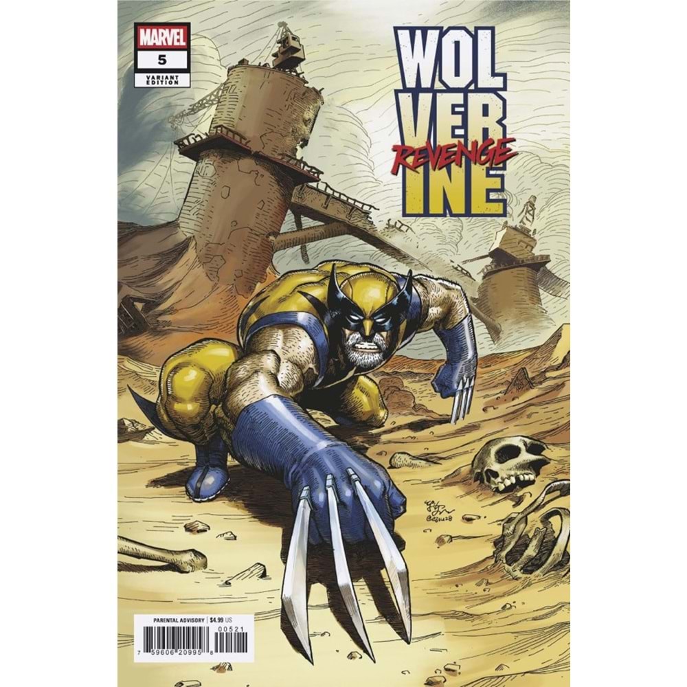 WOLVERINE REVENGE # 5 (OF 5) EJ SU VARIANT