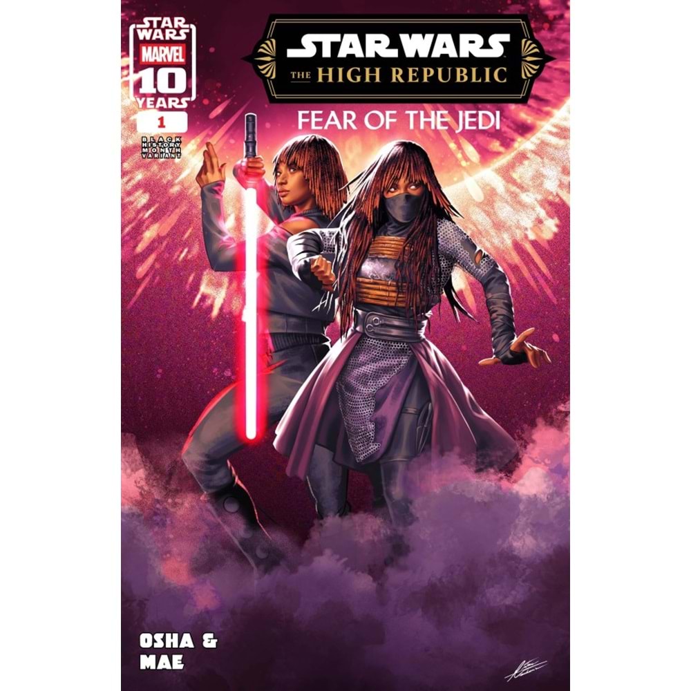 STAR WARS HIGH REPUBLIC FEAR OF THE JEDI #1 (OF 5) BLACK HISTORY VARIANT
