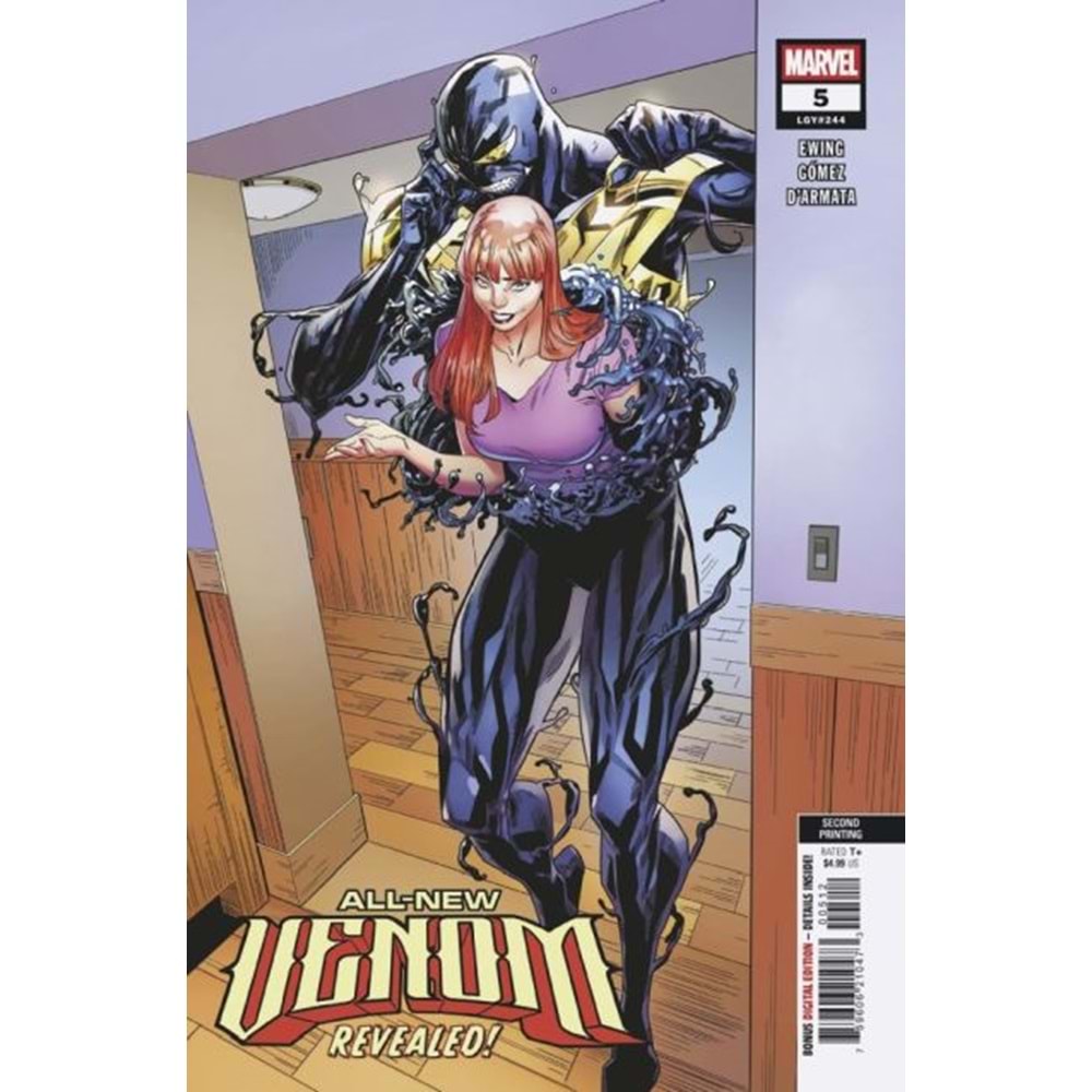 ALL NEW VENOM # 5 SECOND PRINTING CARLOS GOMEZ VARIANT