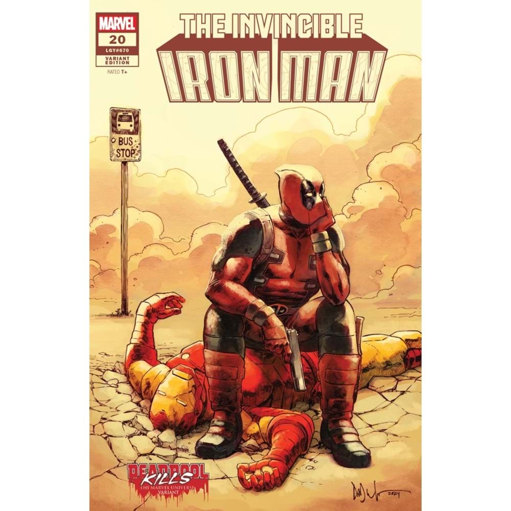 INVINCIBLE IRON MAN (2023) # 20 DEADPOOL KILLS MARVEL UNIVERSE VARIANT