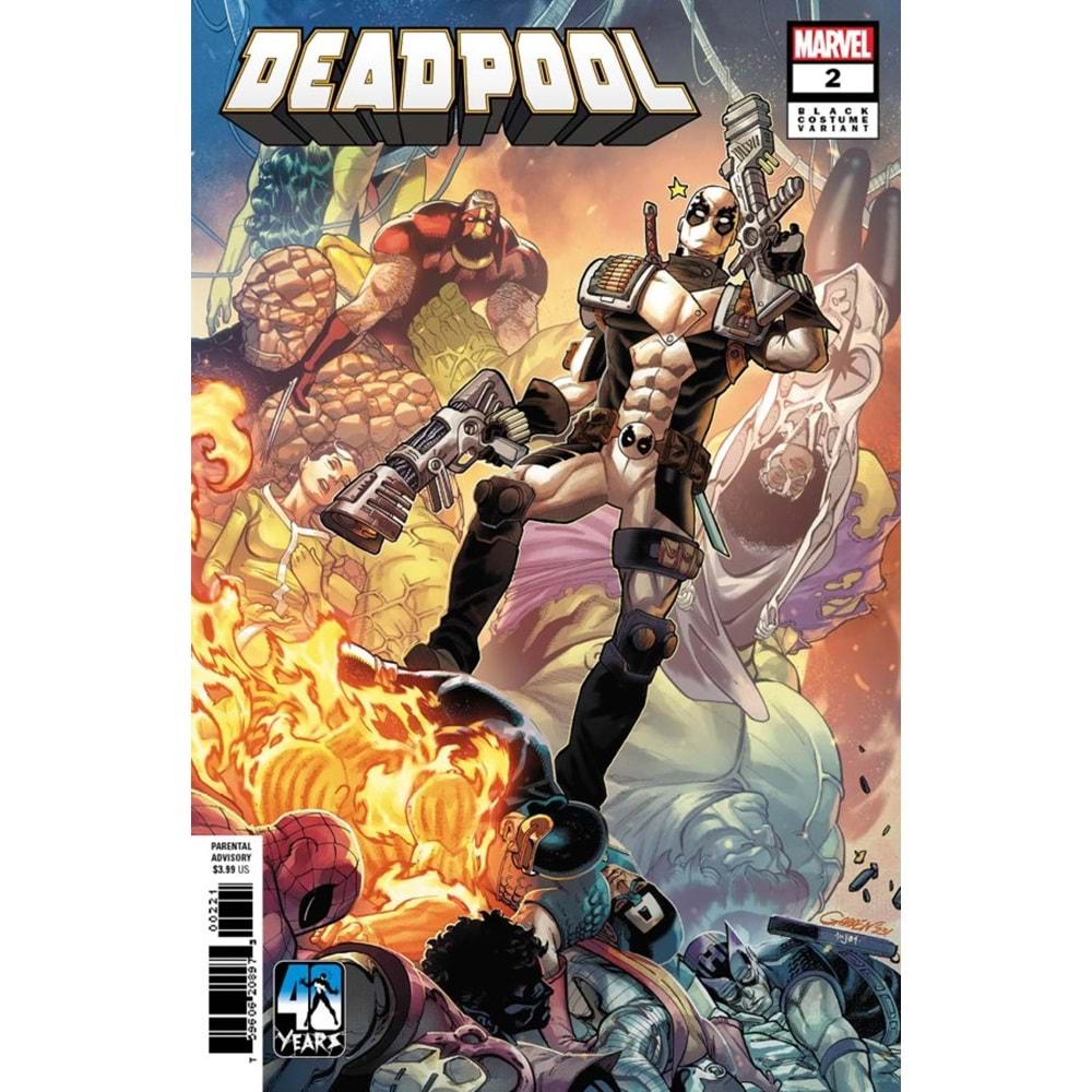 DEADPOOL (2024) # 2 JAVIER GARRON BLACK COSTUME VARIANT