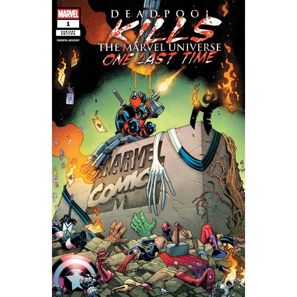 DEADPOOL KILLS THE MARVEL UNIVERSE ONE LAST TIME #1 (OF 5) 1:25 NICK BRADSHAW VARIANT