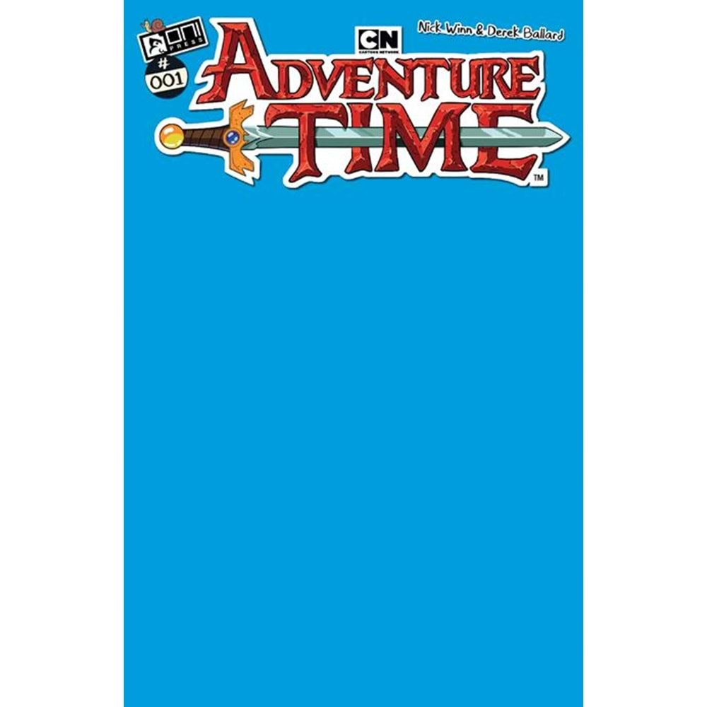 ADVENTURE TIME (2025) #1 COVER F FINN BLUE BLANK VARIANT