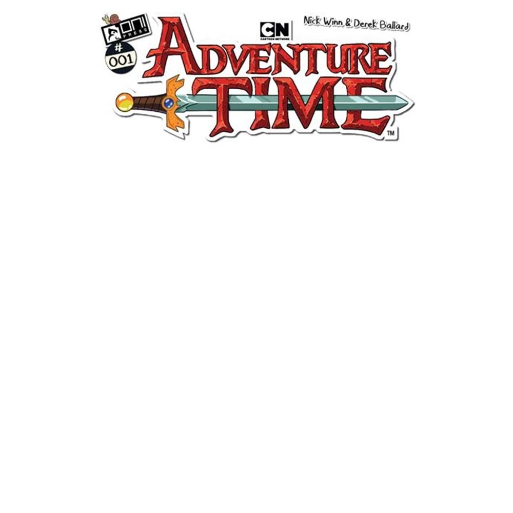 ADVENTURE TIME (2025) #1 COVER E BLANK VARIANT