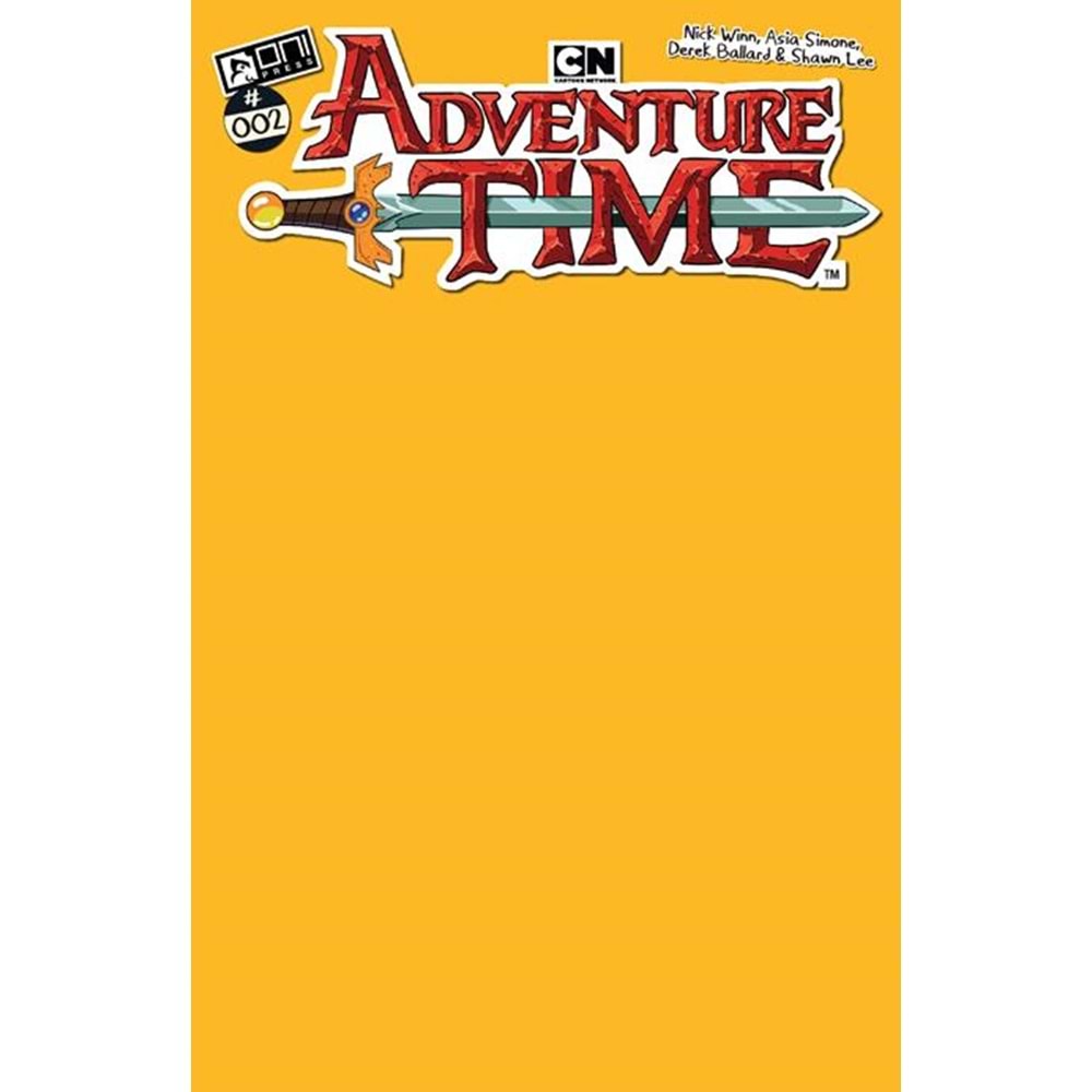 ADVENTURE TIME (2025) #2 COVER C JAKE YELLOW BLANK COVER VARIANT