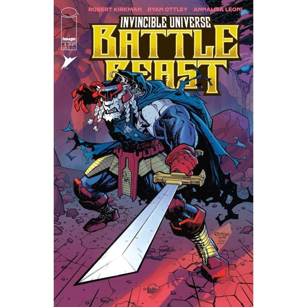 INVINCIBLE UNIVERSE BATTLE BEAST # 1 COVER A RYAN OTTLEY & ANNALISA LEONI
