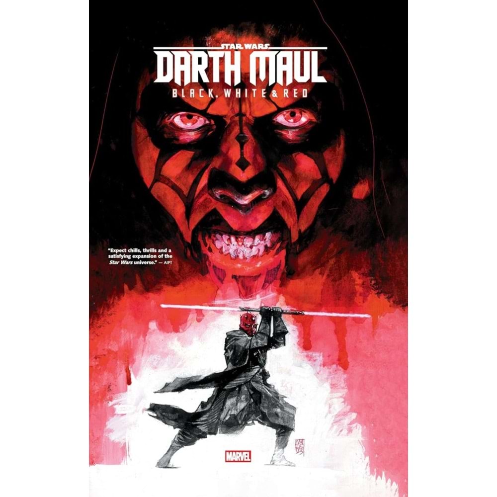 STAR WARS DARTH MAUL BLACK WHITE RED TREASURY EDITION TPB
