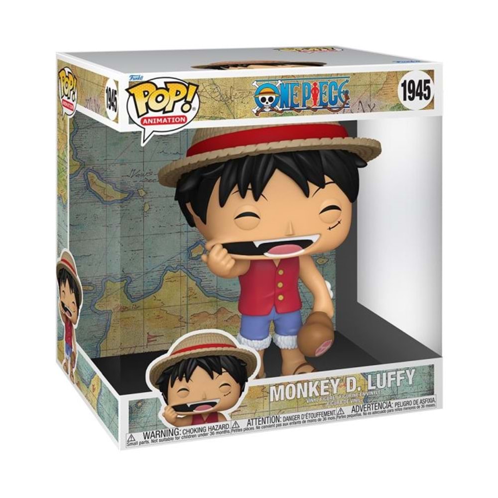 FUNKO POP JUMBO ONE PIECE MONKEY D. LUFFY WITH MEAT 1945